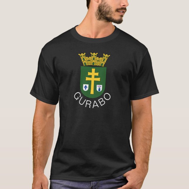 Gurabo jackat av arm, Puerto Rico T Shirt (Framsida)