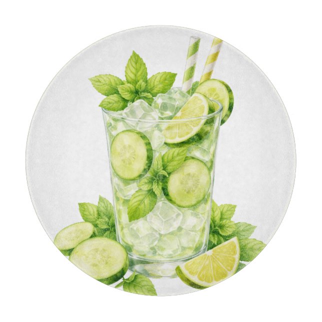 GURKA & LIME TEMATISERAD TROPISK SOMMARDRIK (Framsidan)