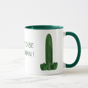 Gurka och paprika mugg