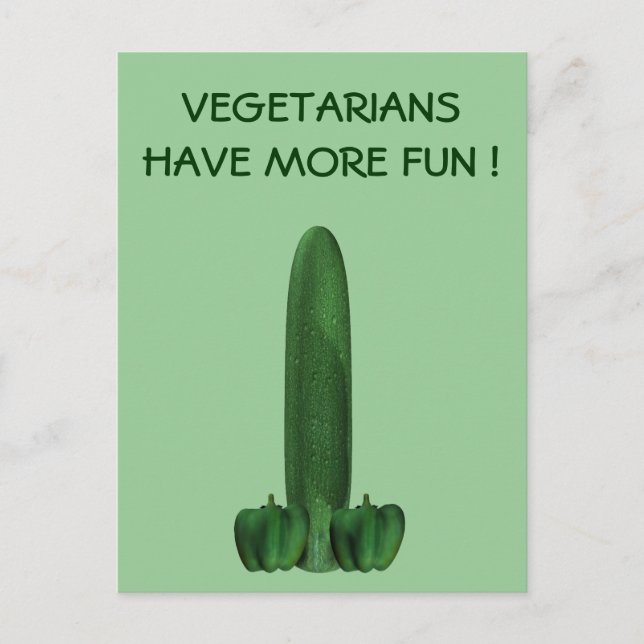 Gurka och paprika vykort (Framsida)