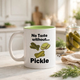 Gurka Pickles Inget Smak Utan Pickle Två-Tonad Mugg