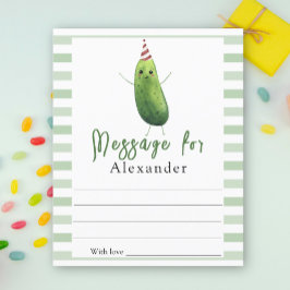 gurkformat, stort uppringningstidsmeddelande