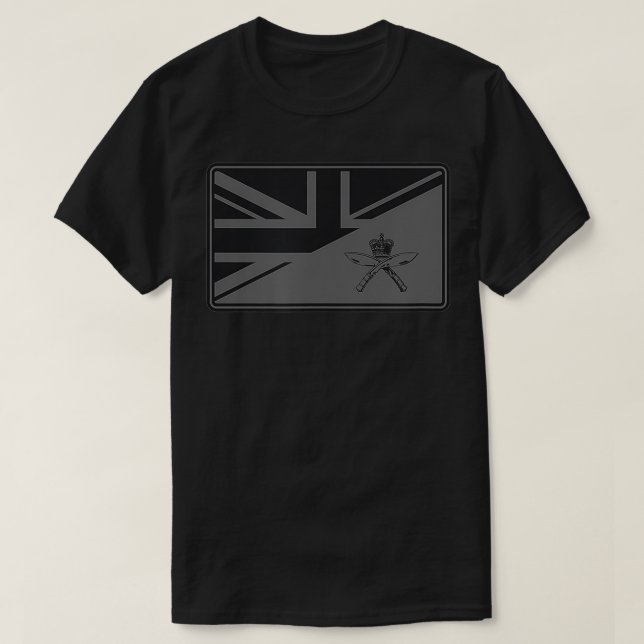 Gurkha Rifles (subduerat plåster) T Shirt (Design framsida)