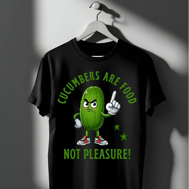 Gurkor Är Mat Inte Nöje Rolig Grönsak T Shirt (Skapare uppladdad)