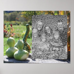 Gurkor och pumpor lägger till fotot poster