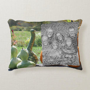 Gurkor och pumpor lägger till fotot prydnadskudde