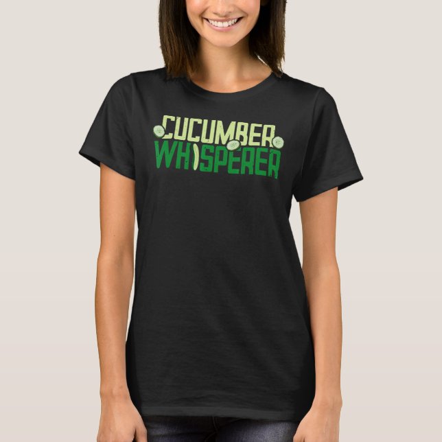 Gurkvisare Pickle Cucumber Vegetable T Shirt (Framsida)