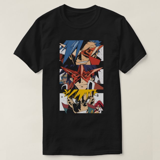 Gurren Lagann 16 T Shirt (Design framsida)