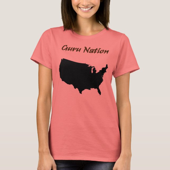 Guru Nation - Black Tee (Framsida)