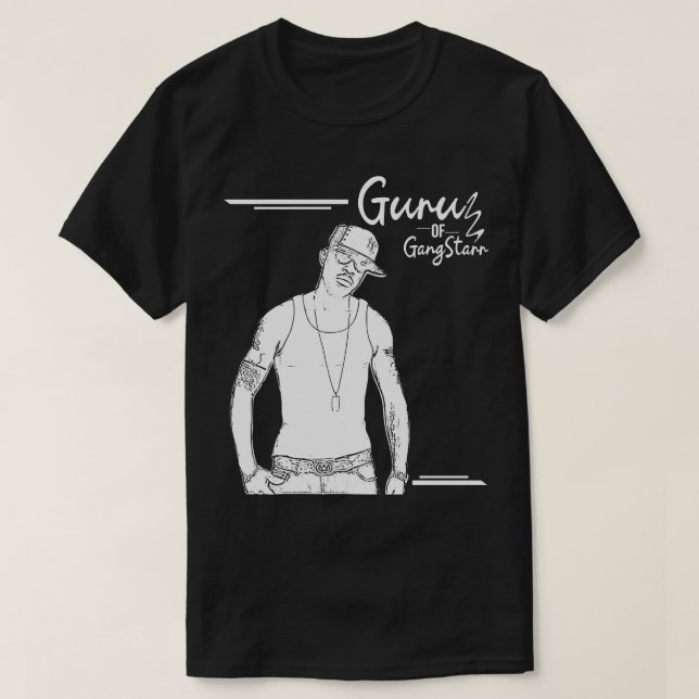 Guru of Gang Starr T Shirt (Design framsida)