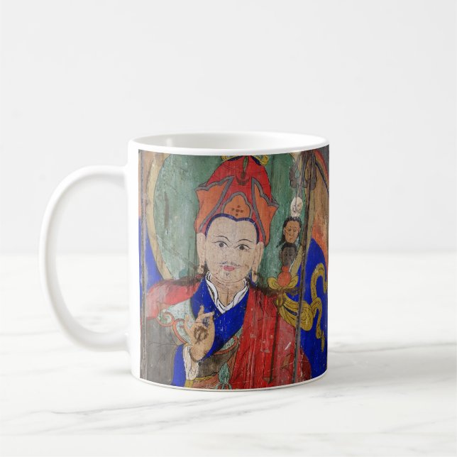 Guru Rinpoche, himalayasna, Nepal Kaffemugg (Vänster)