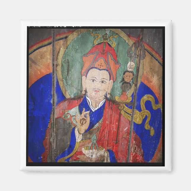 Guru Rinpoche, Padmasambhava Buddha - Himalayas Magnet (Framsidan)