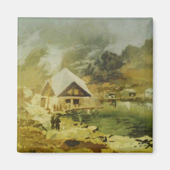 Gurudwara Hemkunt Sahib av Shekhar Joshi Magnet (Framsidan)