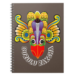 Gurulu Raksha Sri Lankas demondesign Anteckningsbok