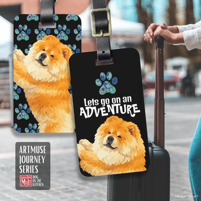 GUS Chow • ArtMuse Journey Series Bagagebricka (Skapare uppladdad)