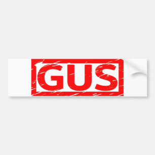 Gus-frimärke Bildekal