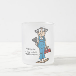 Gus on Flashlight Tshirts and Gifts Frostad Glasmugg