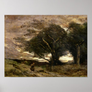Gust of Vind, 1866 Poster