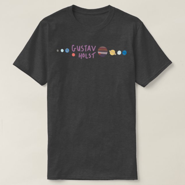 Gustav Holst-planen T Shirt (Design framsida)