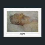 Gustav Klimt #12 - vykort för finaste konst<br><div class="desc">Gustav Klimt - gamle man på dödsbadet. Art & namnteckning vykort nr 12 av The Zedign House. Mer bilder och design från Gustav Klimt - Paintings & Teckning finns på https://books.zedign.com/zas/166.html</div>