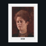 Gustav Klimt #142 - vykort för konst<br><div class="desc">Gustav Klimt - Porträtt i Dam 1894. Art & namnteckning vykort nr 142 av The Zedign House. Mer bilder och design från Gustav Klimt - Paintings & Teckning finns på https://books.zedign.com/zas/166.html</div>