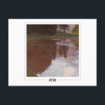 Gustav Klimt #213 - vykort för konst<br><div class="desc">Gustav Klimt - Tranquil Pond. Art & namnteckning vykort nr 213 av The Zedign House. Mer bilder och design från Gustav Klimt - Paintings & Teckning finns på https://books.zedign.com/zas/166.html</div>