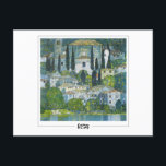 Gustav Klimt #24 - vykort för konstföremål<br><div class="desc">Gustav Klimt - Kyrkan i Kassone 1913. Art & namnteckning vykort nr 24 av The Zedign House. Mer bilder och design från Gustav Klimt - Paintings & Teckning finns på https://books.zedign.com/zas/166.html</div>