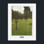 Gustav Klimt #268 - vykort för konst<br><div class="desc">Gustav Klimt - Orchard 1896. Art & namnteckning vykort nr 268 av The Zedign House. Mer bilder och design från Gustav Klimt - Paintings & Teckning finns på https://books.zedign.com/zas/166.html</div>