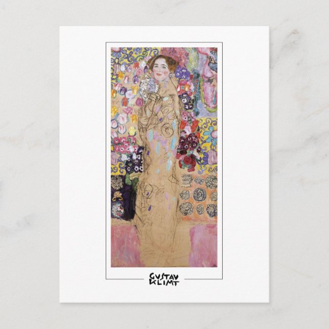 Gustav Klimt #285 - vykort för konst (Framsida)