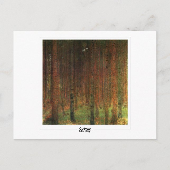 Gustav Klimt #28 - vykort för konstföremål (Framsida)