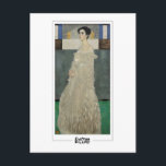 Gustav Klimt #322 - vykort för konst<br><div class="desc">Gustav Klimt - Margaret Stonborough-Wittgenstein 1905. Art & namnteckning vykort nr 322 av The Zedign House. Mer bilder och design från Gustav Klimt - Paintings & Teckning finns på https://books.zedign.com/zas/166.html</div>