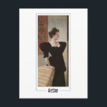 Gustav Klimt #372 - vykort för konst<br><div class="desc">Gustav Klimt - Porträtt från Marie Breunig 1894. Art & namnteckning vykort nr 372 av The Zedign House. Mer bilder och design från Gustav Klimt - Paintings & Teckning finns på https://books.zedign.com/zas/166.html</div>