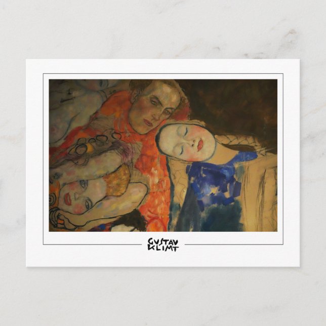 Gustav Klimt #42 - Finkonstkort Vykort (Framsida)