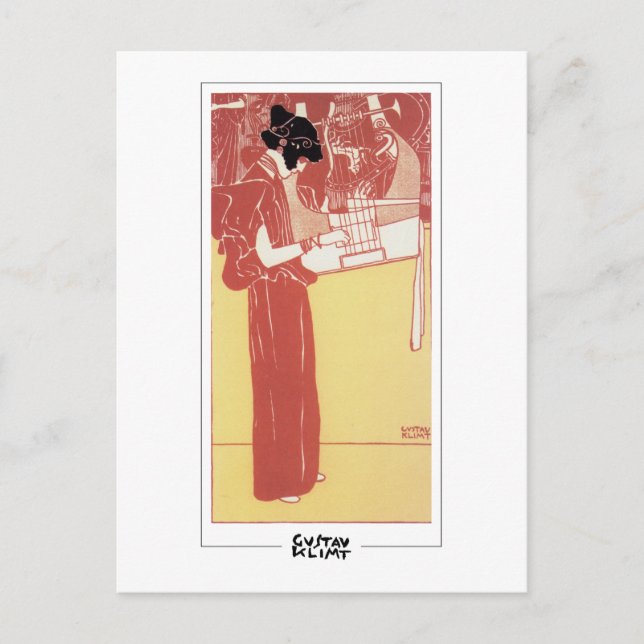 Gustav Klimt #48 - Finkonst Postkort Vykort (Framsida)