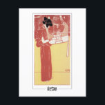 Gustav Klimt #48 - vykort för konstföremål<br><div class="desc">Gustav Klimt - Music 1901. Art & namnteckning vykort nr 48 av The Zedign House. Mer bilder och design från Gustav Klimt - Paintings & Teckning finns på https://books.zedign.com/zas/166.html</div>