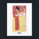 Gustav Klimt #48 - vykort för konstföremål<br><div class="desc">Gustav Klimt - Music 1901. Art & namnteckning vykort nr 48 av The Zedign House. Mer bilder och design från Gustav Klimt - Paintings & Teckning finns på https://books.zedign.com/zas/166.html</div>