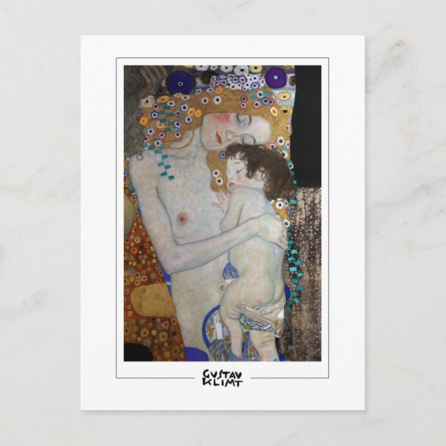 Gustav Klimt #495 - vykort för konst (Framsida)