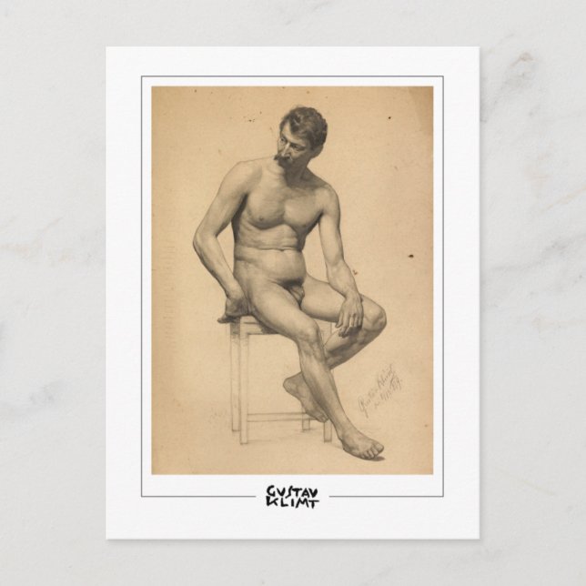 Gustav Klimt #514 - vykort för konst (Framsida)