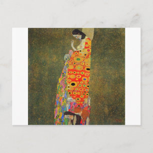 Gustav Klimt Abandoned Hope Vykort