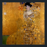 Gustav Klimt, Adele Bloch-Bauer (1907) Poster<br><div class="desc">Fin återgivning av Gustav Klimts porträtt i Adele Bloch-Bauer (1907). Ursprunglig i olja med golden och silver på canvas.</div>