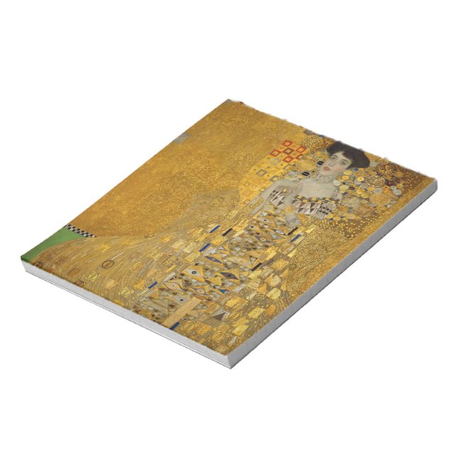 Gustav Klimt - Adele Bloch-Bauer I Anteckningsblock (Roterad)