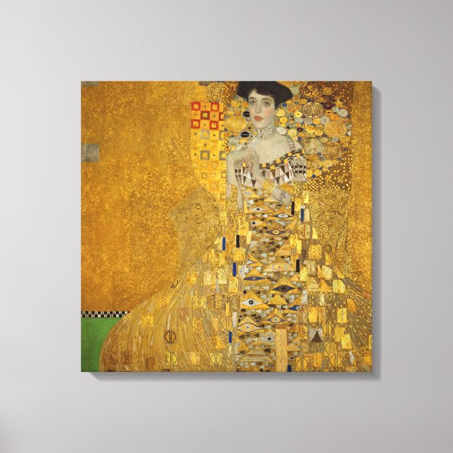 Gustav Klimt - Adele Bloch-Bauer I Canvastryck (Framsida)