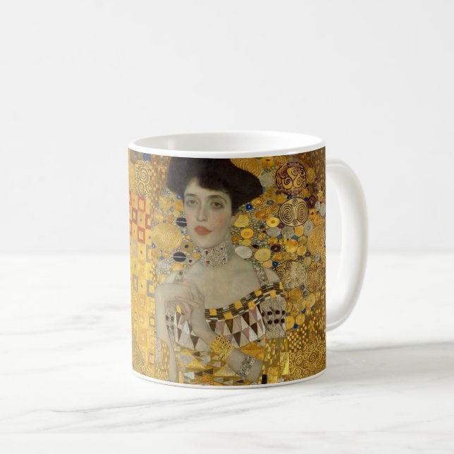 Gustav Klimt - Adele Bloch-Bauer I Kaffemugg (Framsida höger)