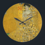 Gustav Klimt "Adele Bloch-Bauer I" Large Clock Stor Klocka<br><div class="desc">Gustav Klimt "Adele Bloch-Bauer I"</div>