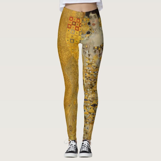 Gustav Klimt - Adele Bloch-Bauer I Leggings (Framsida)