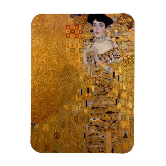 Gustav Klimt - Adele Bloch-Bauer I. Magnet (Vertikal)