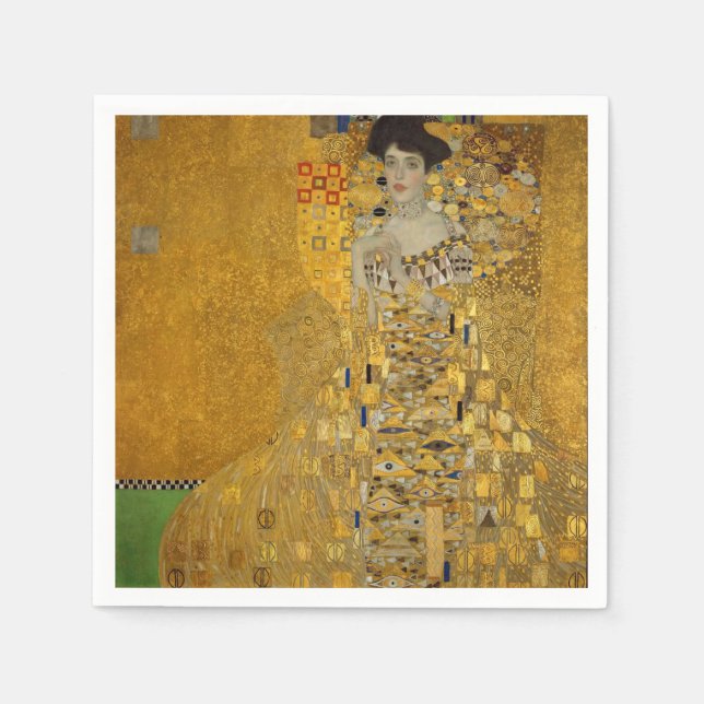 Gustav Klimt - Adele Bloch-Bauer I Pappersservett (Framsidan)