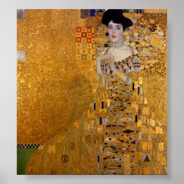 Gustav Klimt - Adele Bloch-Bauer I. Poster (Framsidan)