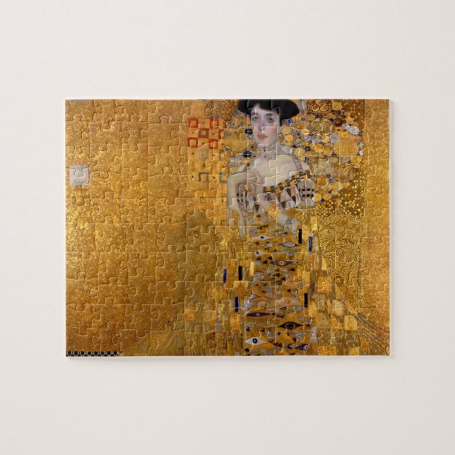 Gustav Klimt - Adele Bloch-Bauer I. Pussel (Horisontell)