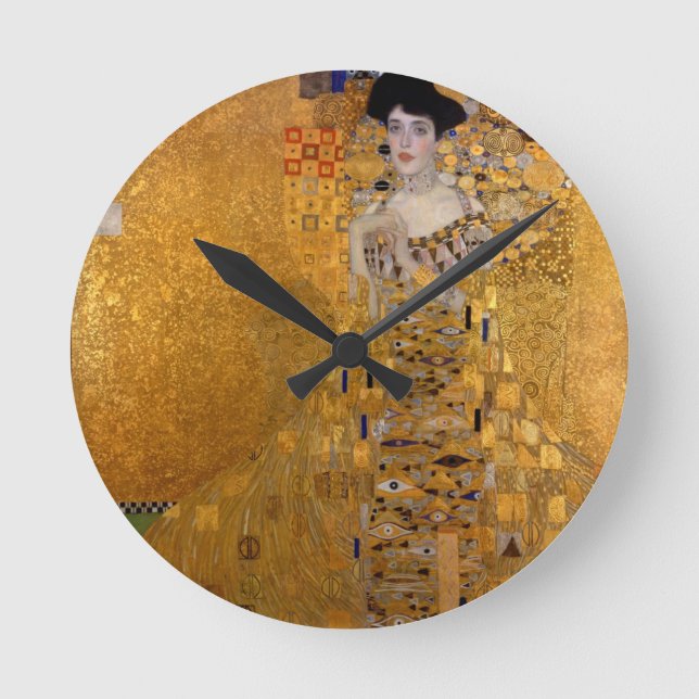 Gustav Klimt - Adele Bloch-Bauer I. Rund Klocka (Framsida)